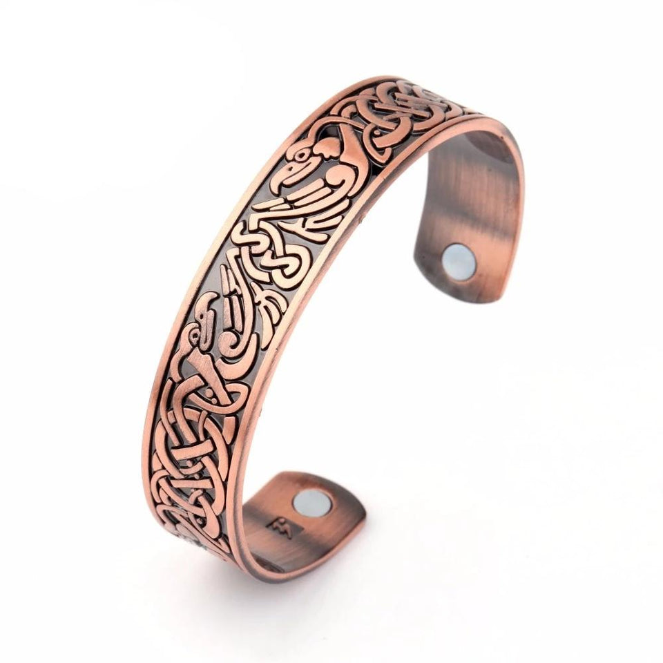 Antique Copper Tone Magnetic Therapy Bracelets