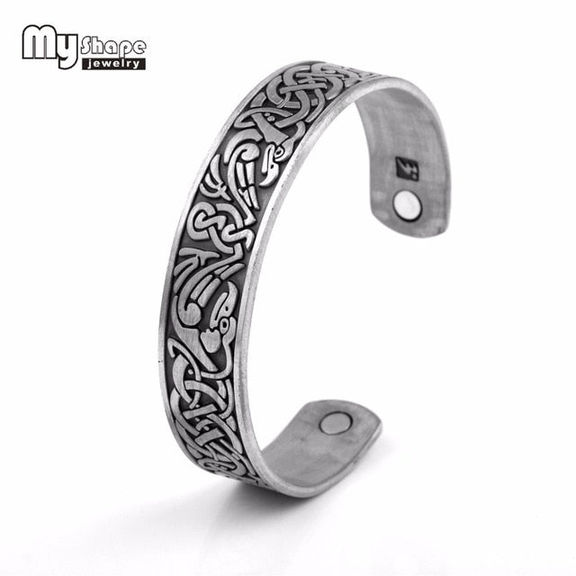 Antique Copper Tone Magnetic Therapy Bracelets