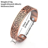 Antique Copper Tone Magnetic Therapy Bracelets