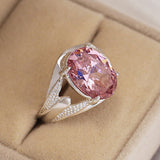 Fashion Huge Clear irregular Stone Rings