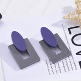 Geometric Acrylic Earrings Big Statement Earrings