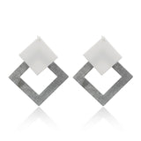 Geometric Acrylic Earrings Big Statement Earrings
