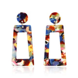 Geometric Acrylic Earrings Big Statement Earrings
