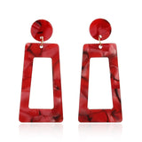 Geometric Acrylic Earrings Big Statement Earrings