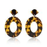 Geometric Acrylic Earrings Big Statement Earrings