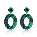 Geometric Acrylic Earrings Big Statement Earrings