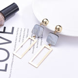 Geometric Acrylic Earrings Big Statement Earrings