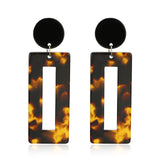 Geometric Acrylic Earrings Big Statement Earrings