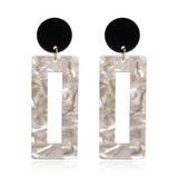 Geometric Acrylic Earrings Big Statement Earrings