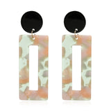 Geometric Acrylic Earrings Big Statement Earrings