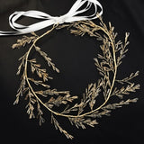 Luxury Tiara Silver Pearl Headbands