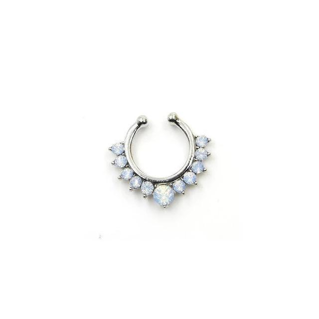 Crystal Fashion Clicker Fake Septum