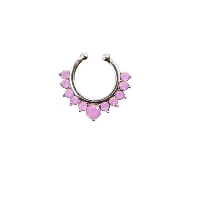 Crystal Fashion Clicker Fake Septum