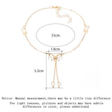 Butterfly Pendant Anklets