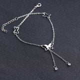 Butterfly Pendant Anklets