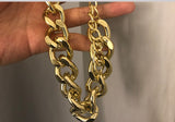 Exaggerated Heavy Metal Big Thick Chain Choker Necklace