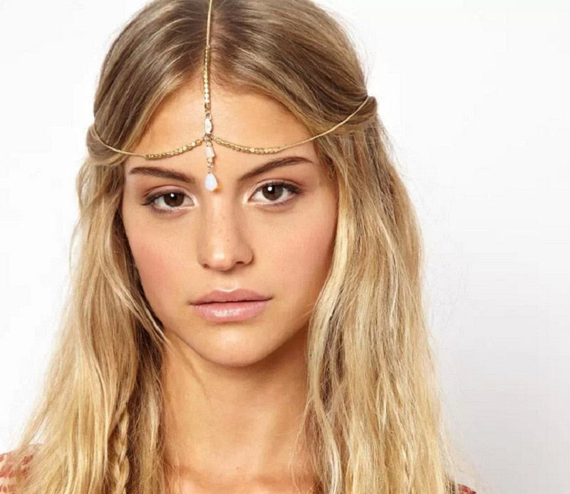 Trendy Hair Decoration Indian Boho Head Chain