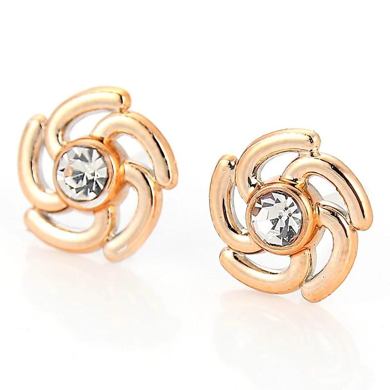 Mixed Styles Rhinestone Sun Flower Geometric Animal Plastic Stud Earrings Set