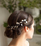 Fashion Gold Leaf Copper Metal Headband