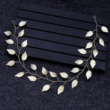 Fashion Gold Leaf Copper Metal Headband
