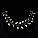 Fashion Gold Leaf Copper Metal Headband