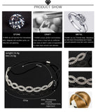 Women Fashion Crystal Head Chain