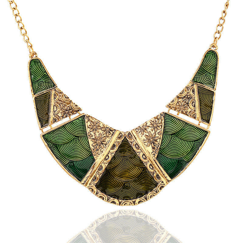 Vintage Boho Bohemia Long Crystal Necklace For Women
