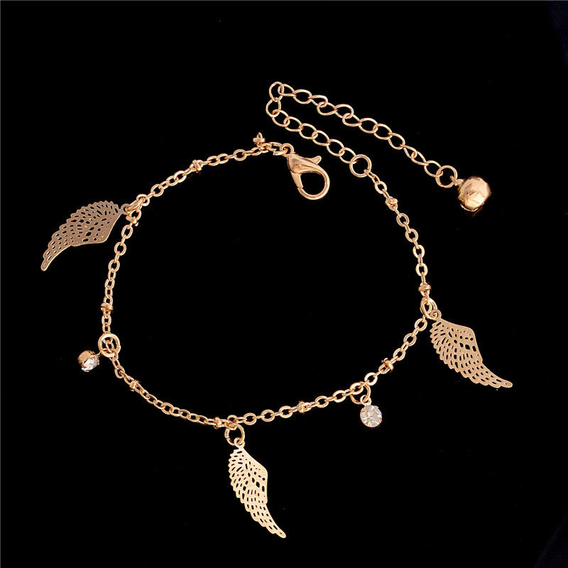 Sweet Simple Butterfly Leaf Shape Anklet