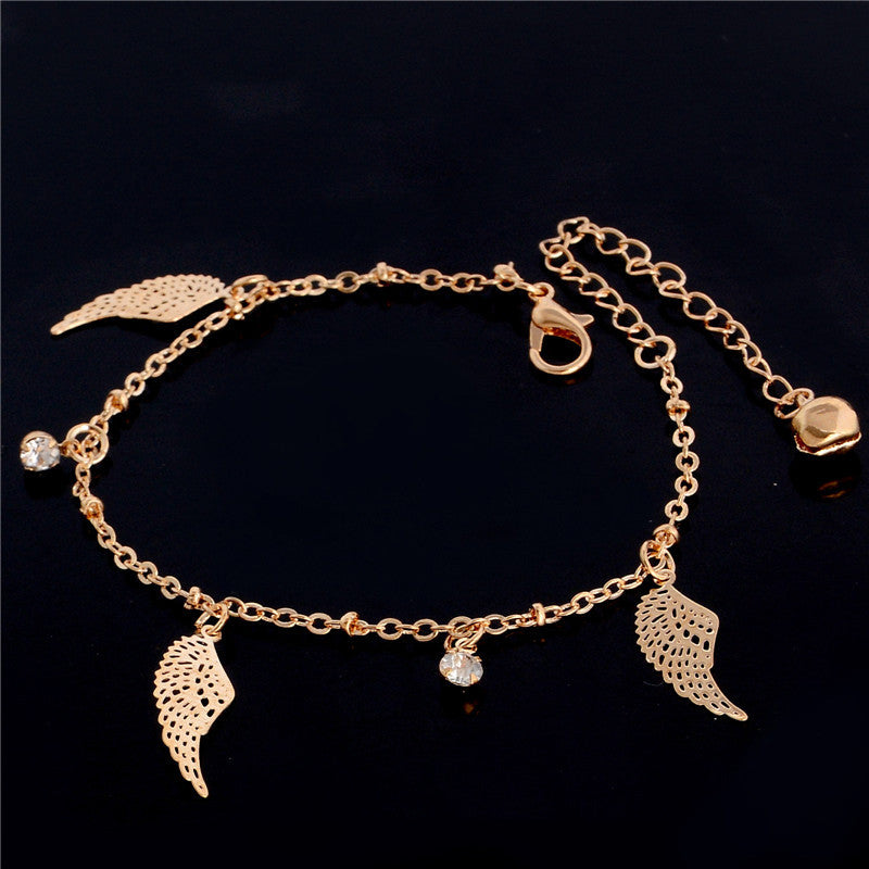 Sweet Simple Butterfly Leaf Shape Anklet