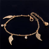Sweet Simple Butterfly Leaf Shape Anklet