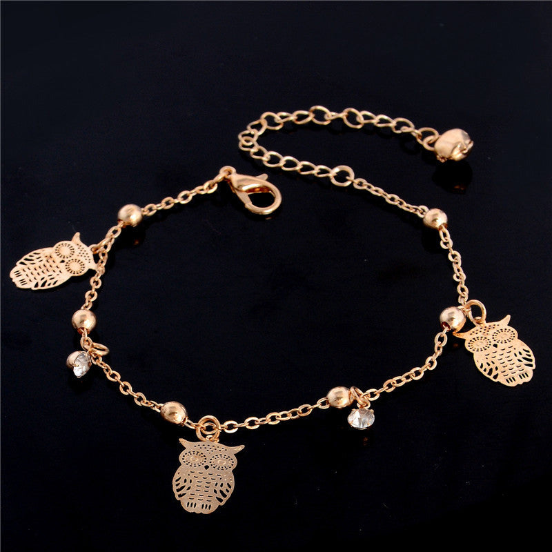 Sweet Simple Butterfly Leaf Shape Anklet