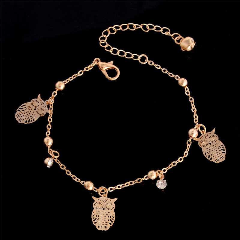 Sweet Simple Butterfly Leaf Shape Anklet