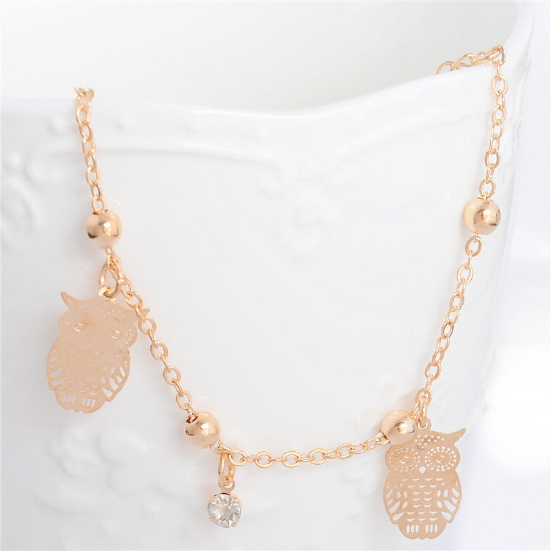 Sweet Simple Butterfly Leaf Shape Anklet