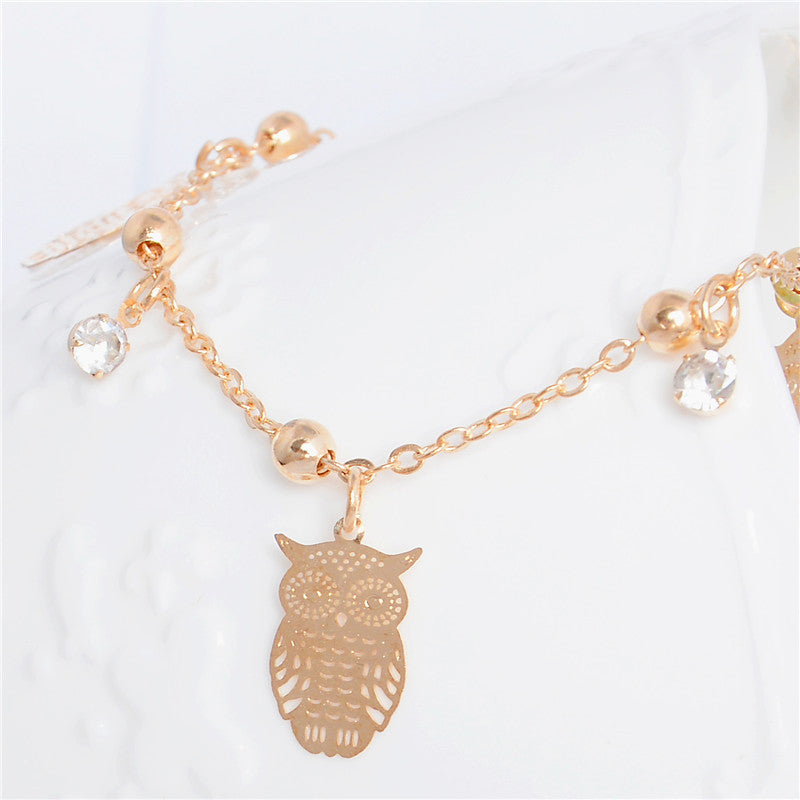 Sweet Simple Butterfly Leaf Shape Anklet
