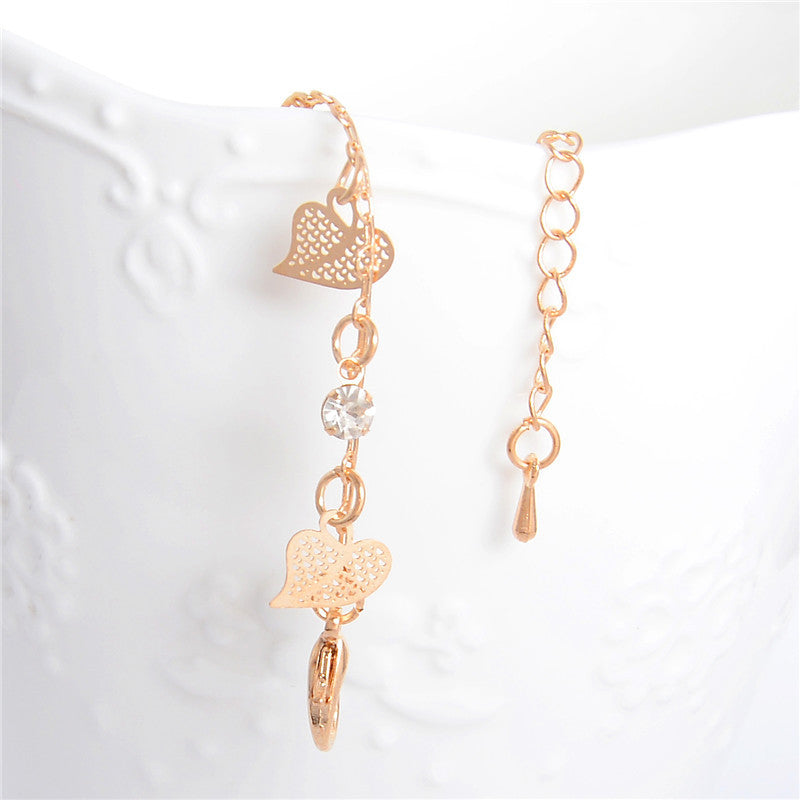 Sweet Simple Butterfly Leaf Shape Anklet