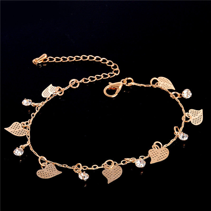 Sweet Simple Butterfly Leaf Shape Anklet