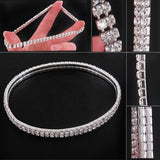 Boho Crystal Elastic Stretch Anklets