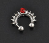 Crystal Fashion Clicker Fake Septum