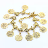 Bohemia Summer Tassel Vintage Charm Coin Anklets