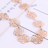 Lovely Metallic Women Rose Flower Head Band