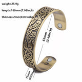 Antique Copper Tone Magnetic Therapy Bracelets