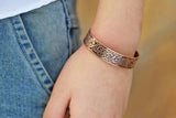 Antique Copper Tone Magnetic Therapy Bracelets
