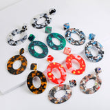 Geometric Acrylic Earrings Big Statement Earrings