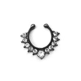 Crystal Fake Nose Ring