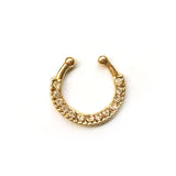Crystal Fake Nose Ring