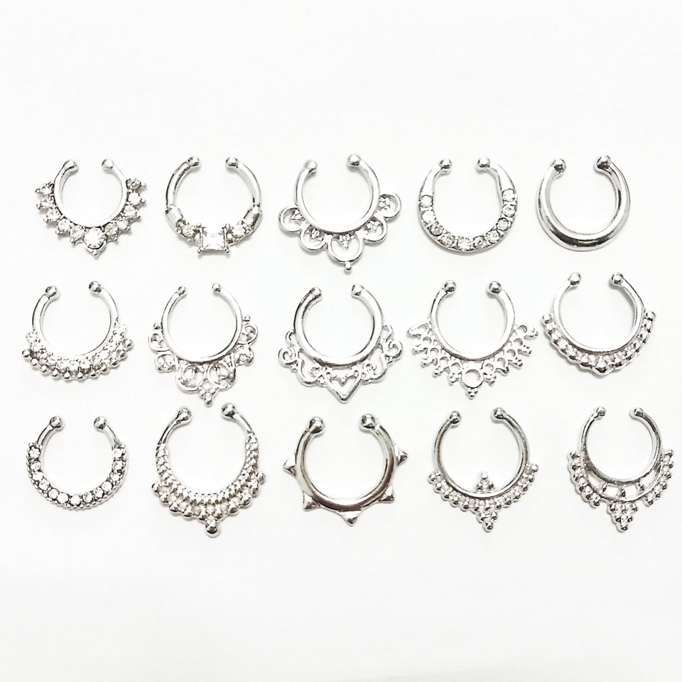 Crystal Fake Nose Ring