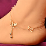 New Butterfly Pendant Anklets