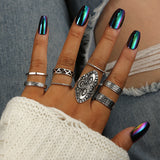 5pcs High Quality Bohemia Style Rings Set