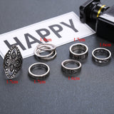 5pcs High Quality Bohemia Style Rings Set