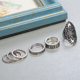 5pcs High Quality Bohemia Style Rings Set